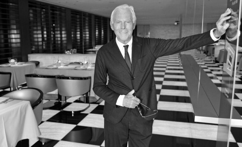 Mostra su Giorgio Armani: “Milano, per amore” alla Pinacoteca di Brera